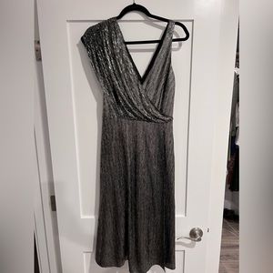Alice + Olivia | Gold and Black Dress